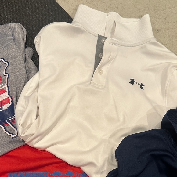 Boys Size 10/12 T Shirt and Polo Lot Under Amour, Columbia, Nautica - Picture 5 of 7